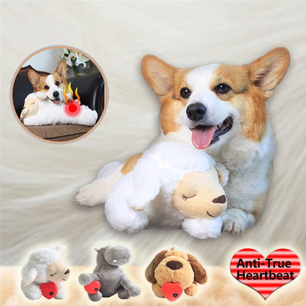 Dog Comfort Plush Toy with Heating